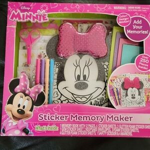 NEW disney mini mouse sticker memory maker over 250 pieces
